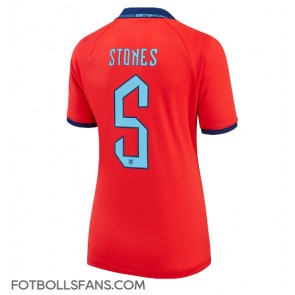 England John Stones #5 Replika Bortatröja Damer VM 2022 Kortärmad